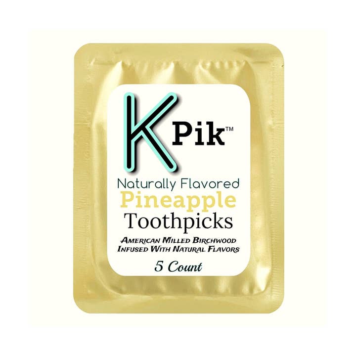 Zahnstocher mit 5-karätigem Ananasgeschmack für den Großhandel von K-Pik