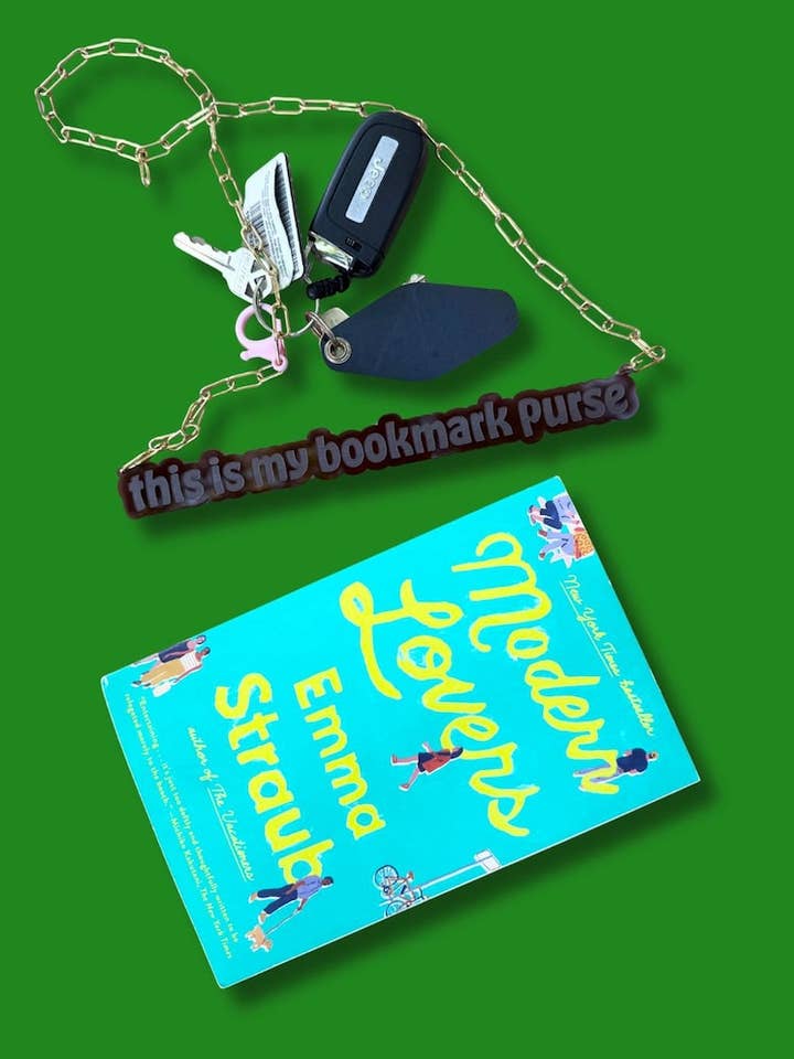 Gold Chain Bookmark, Acrylic Cute Bookmark for Book Girlies for wholesale by Pineapple Phi