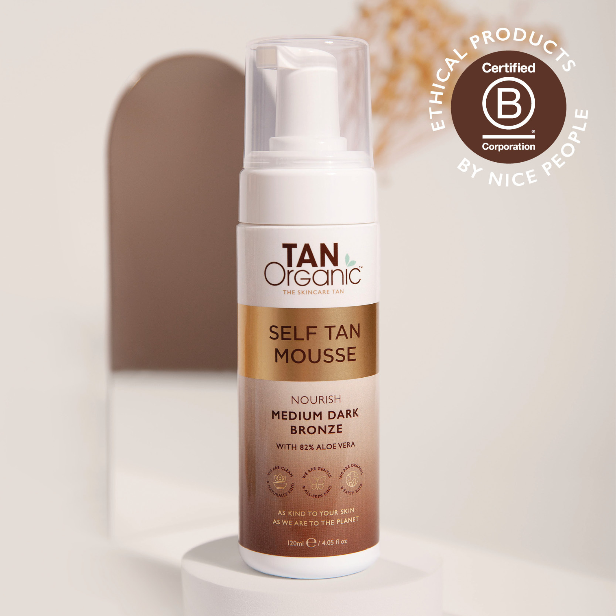 The Kind Brand Company - Wholesale Self-Tanner - Tanorganic Self Tan Mousse - 120Ml2