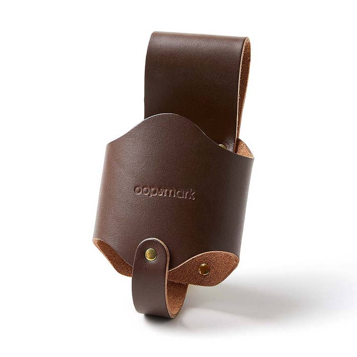 Oopsmark - Wholesale Heuptasje - Heren - Holster met leren bierriem
