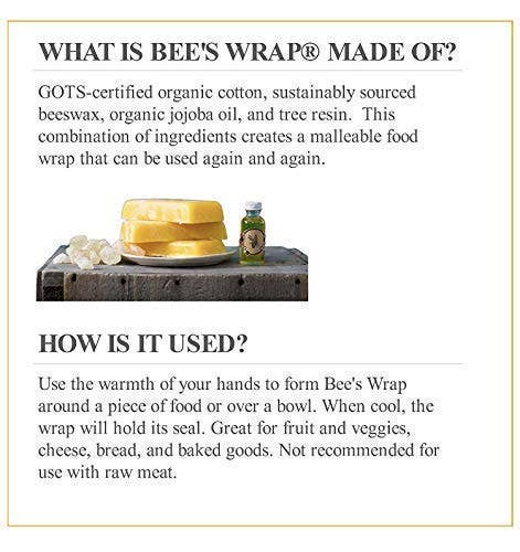 Ecolif3 – wholesale Food storage wrap/bag – Beeswax Food Wrap Roll 13'' X 39''2