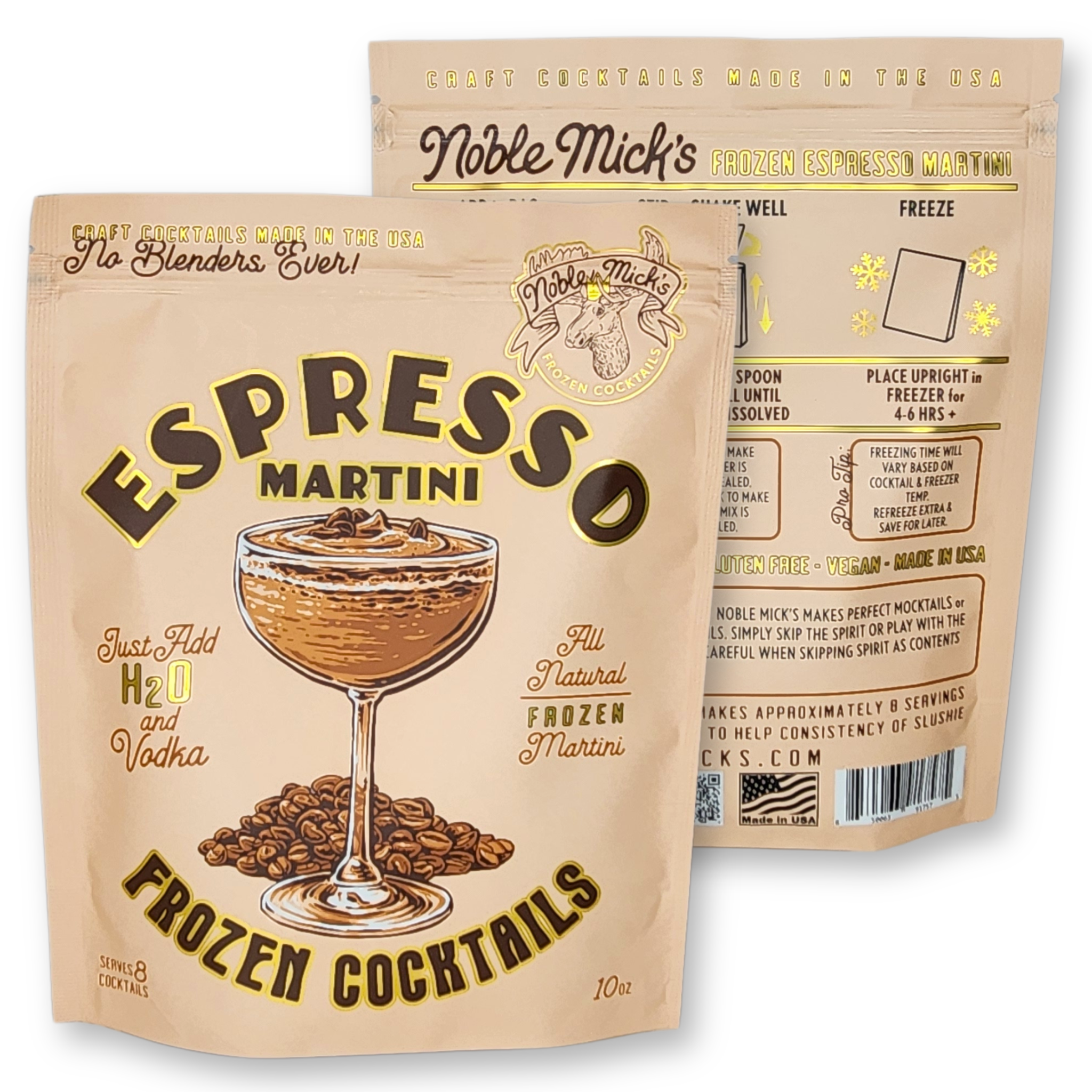 Noble Mick's - Craft Beverage Company - Wholesale Cocktail Mix/Syrup - Espresso Martini Frozen Cocktail3