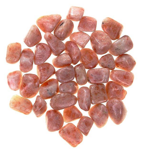 Natures Artifacts Inc - Wholesale Spiritual Stone/Crystal - 1 lb Sunstone Tumbled Stones5