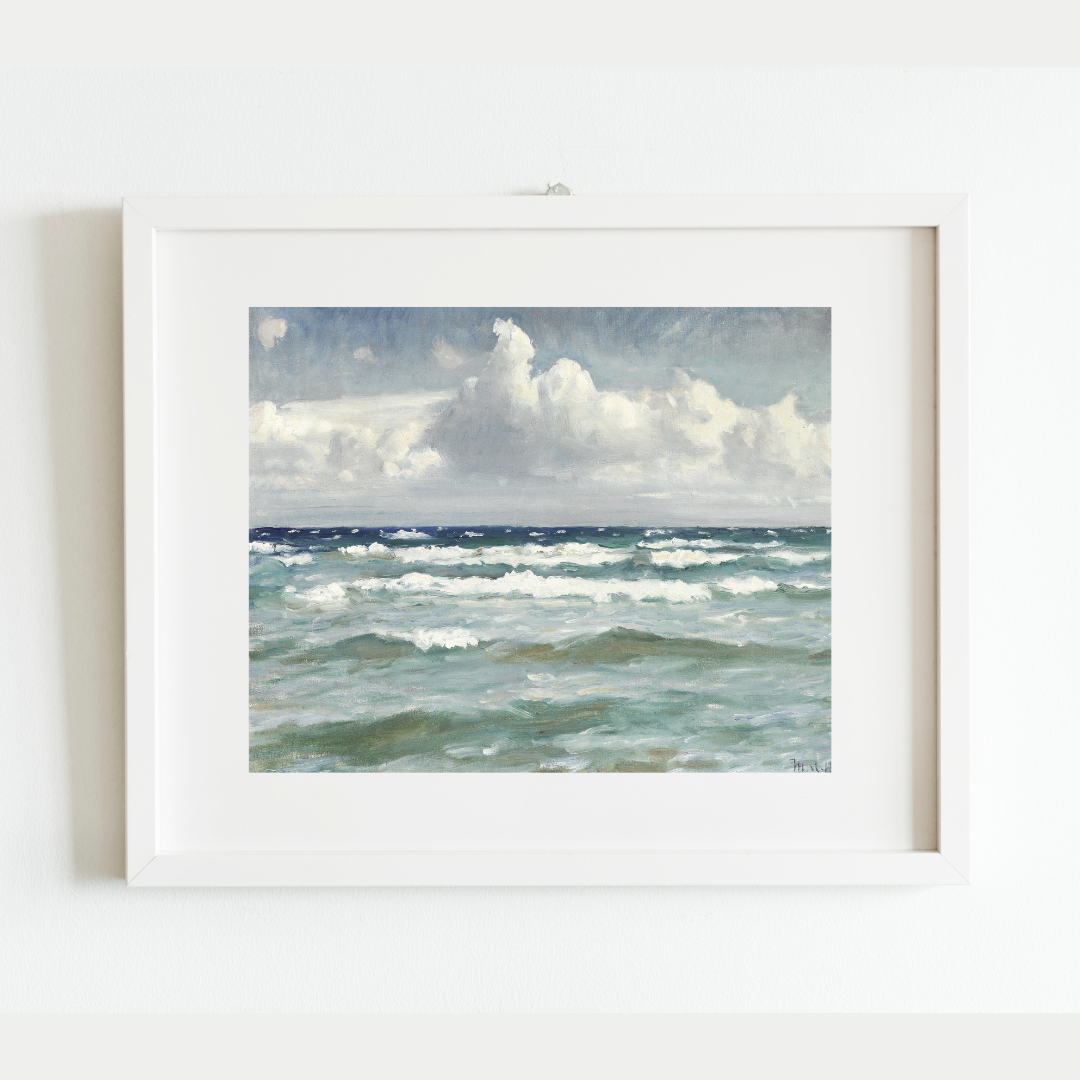 Sea to Skye - Wholesale Art Print - Waves at Sea Antique Art Print 4