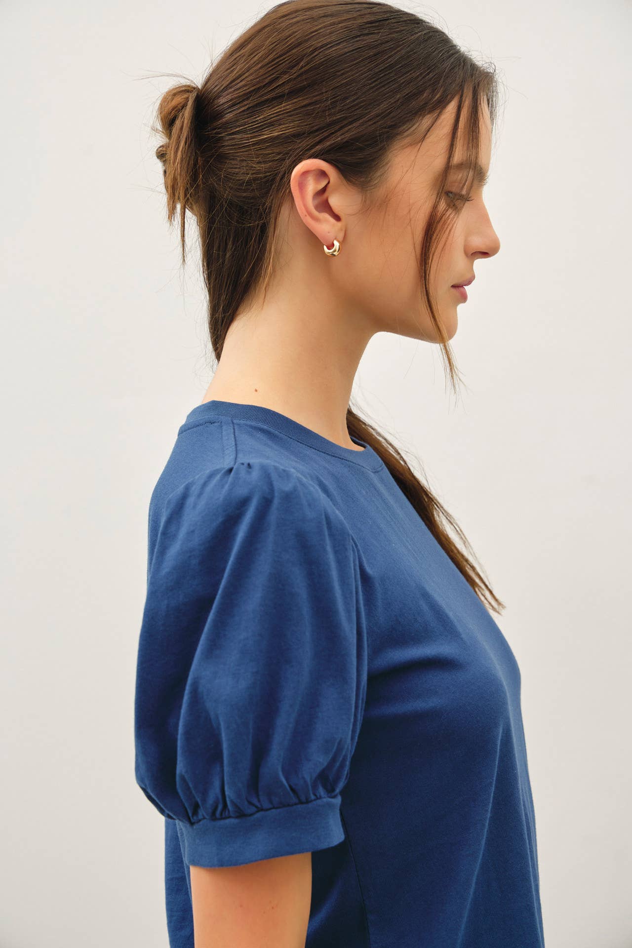 Be Cool - Wholesale Blouse - Women's - COTTON JERSEY PUFF SLEEVE T-SHIRTS 24