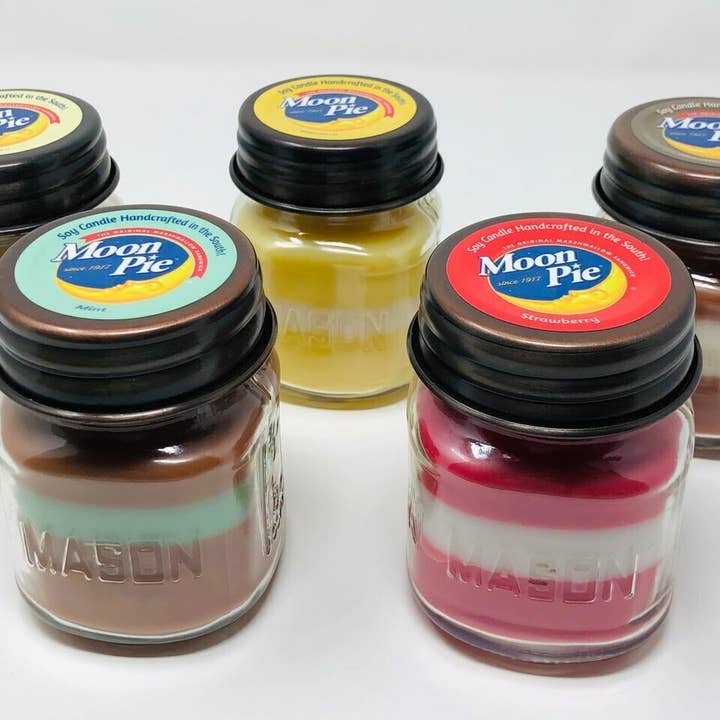 MoonPie Direct - Vente Bougie en bocal - Moonpie Bougie soja - Fraise1