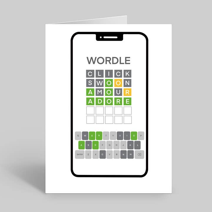 J'adore WORDLE pour la vente par Count Your Smiles