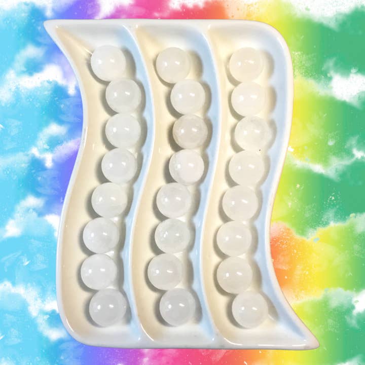 Sfere di Pietra Preziosa in Quarzo Ialino 20mm - Scheda Informativa Disponibile per la vendita all'ingrosso da parte di Essential Wellness - Body, Mind, Spirit