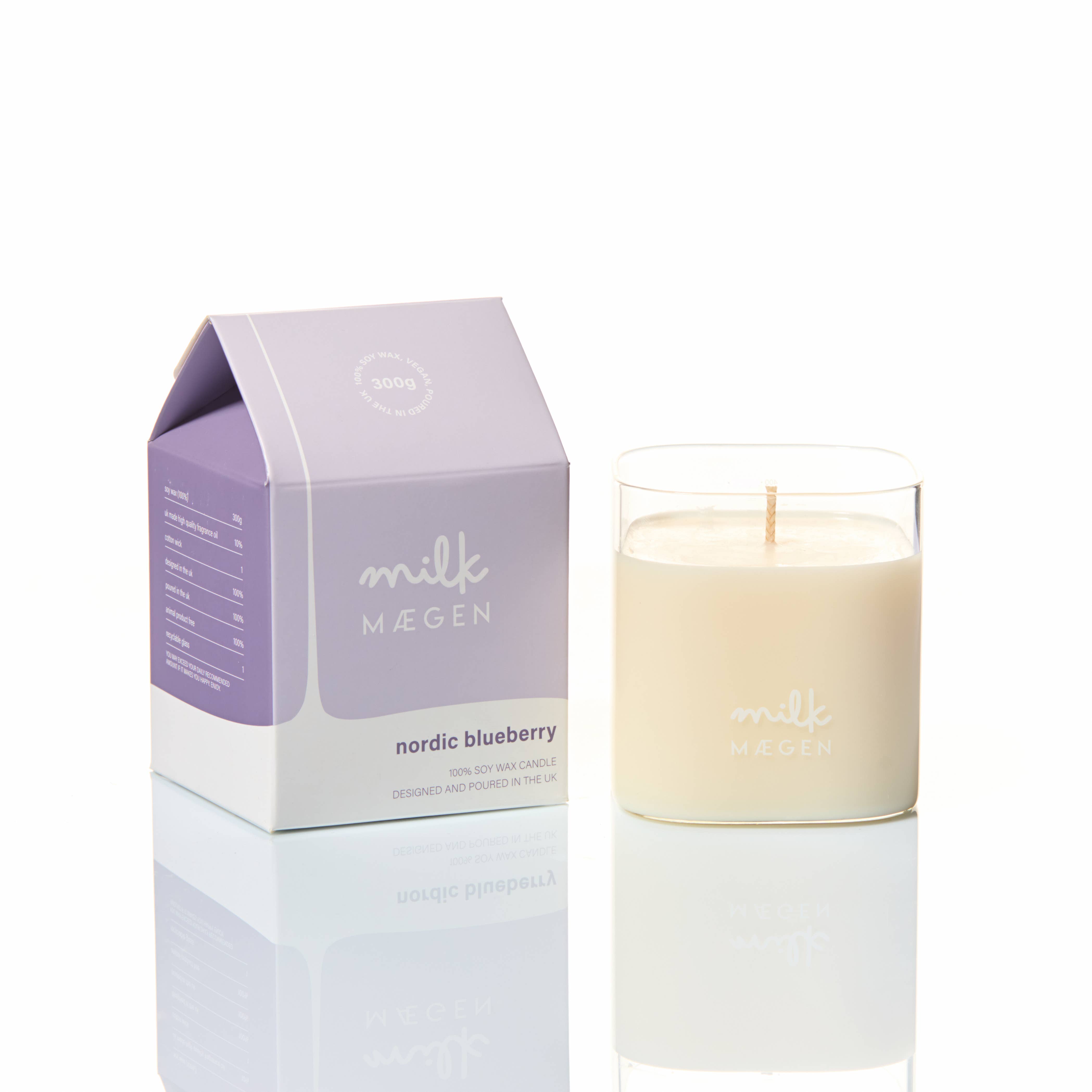 MÆGEN - Wholesale Jar/filled candle - Milk by Maegen - nordic blueberry