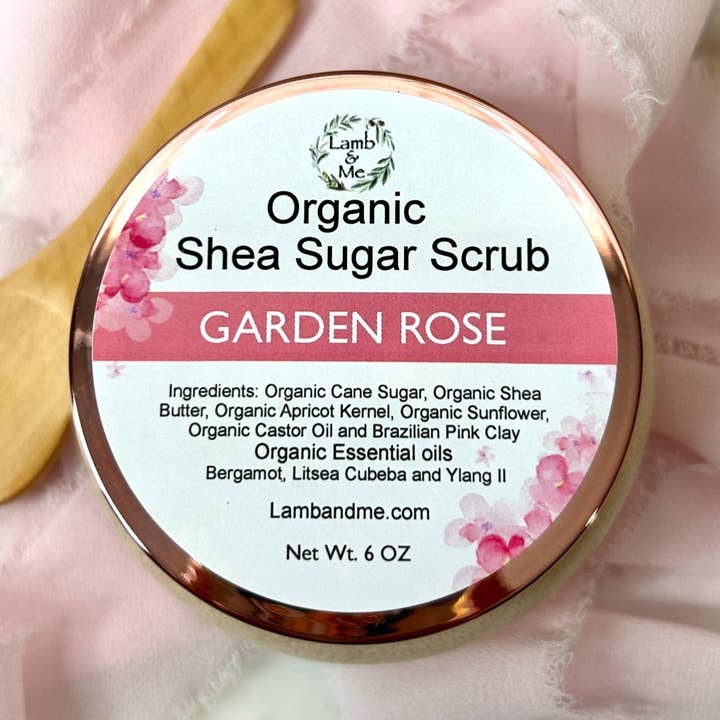 100% Bio-Sheabutter-Zuckerpeeling für den Großhandel von Lamb & Me