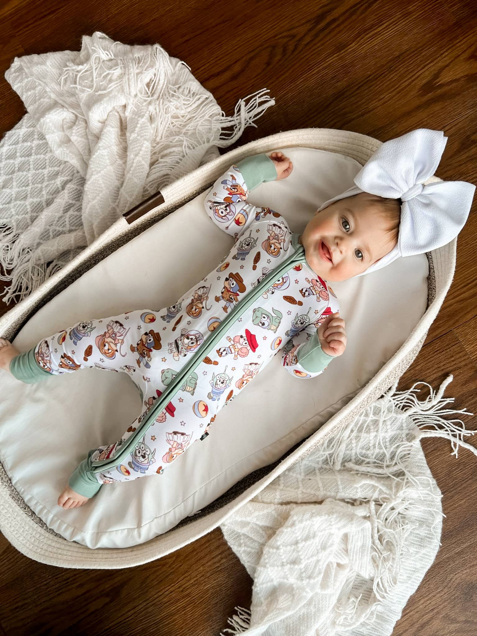 Scottie Belle – Fato de dormir – Bebé por atacado – Cauda Zippy da Caixa de Brinquedos2