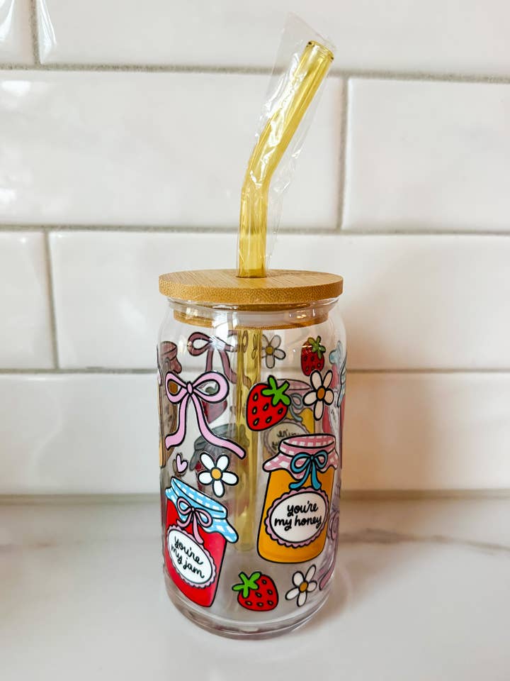 Valentine Glass Can for wholesale by White House Co