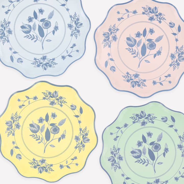 Vintage Botanical Dinner Plates for wholesale by Meri Meri