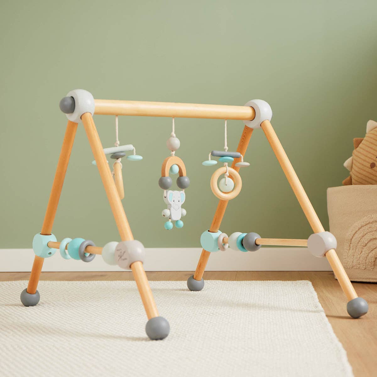 Bieco Spielwaren – Großhandel Holzspielzeug – Kinder – Spielbogen Elefant1