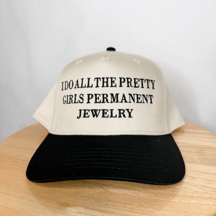 Coco & Rho - Wholesale Trucker Hat - Women's - I do all the pretty girls permanent jewelry- Trucker Hat