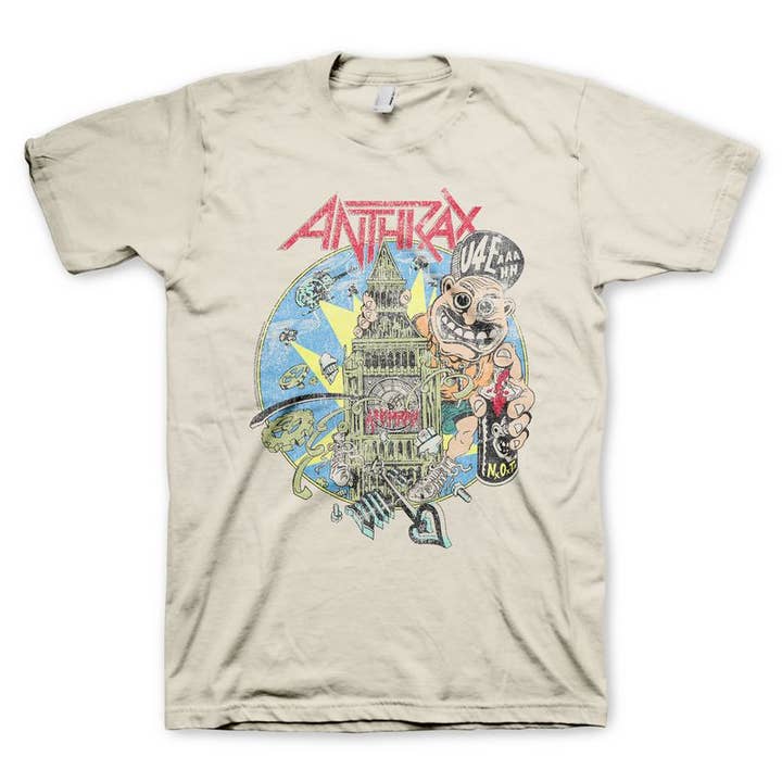 Manic Merch - Wholesale T-Shirt (Graphic) - Unisex - Anthrax - London - Graphic Tee