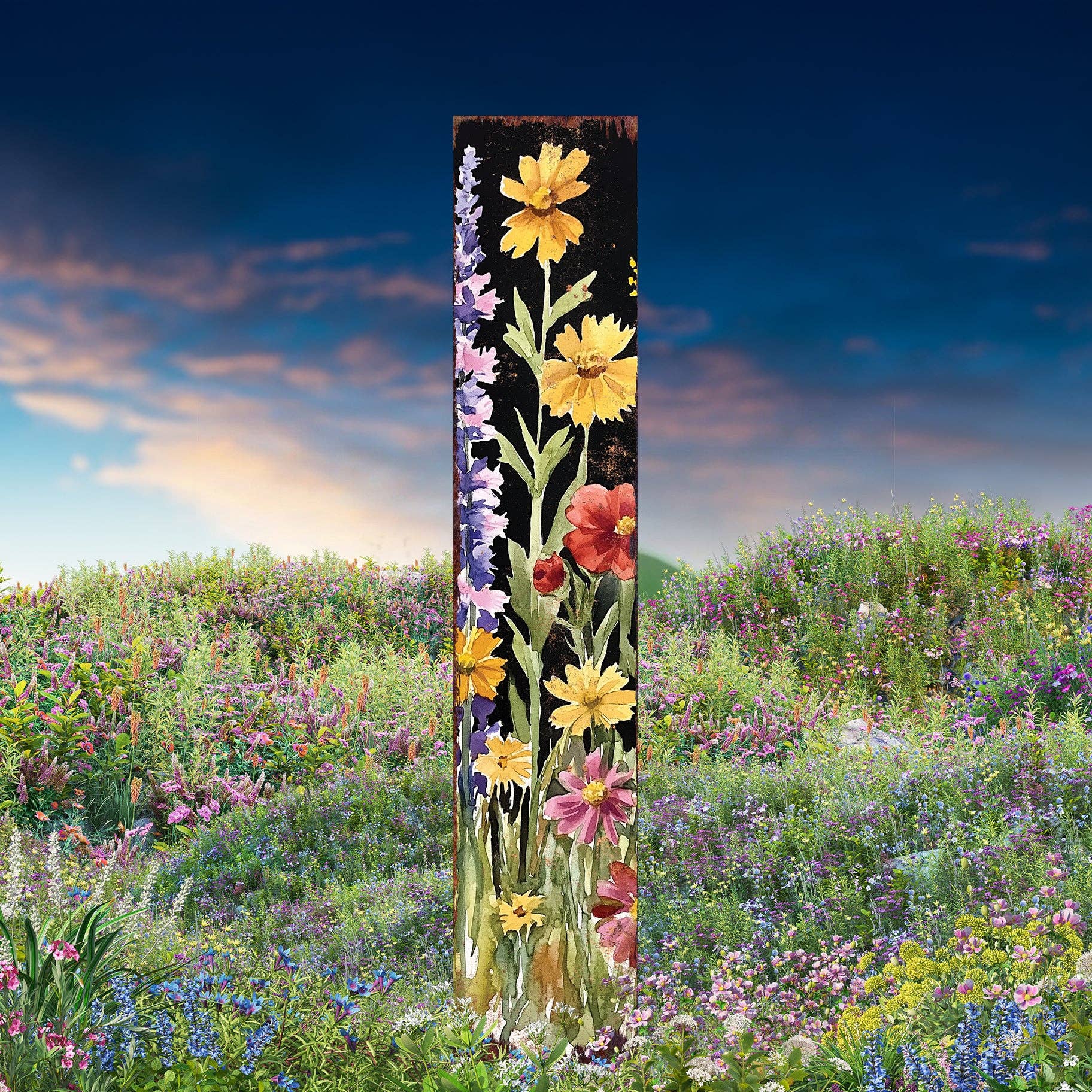 TX USA Corporation - Wholesale Tuin/gazongrondpennen/pinnen - Zomer Wildebloementuin Steker – Levendige Buiten Tuinkunst voor Rustieke Huizen2