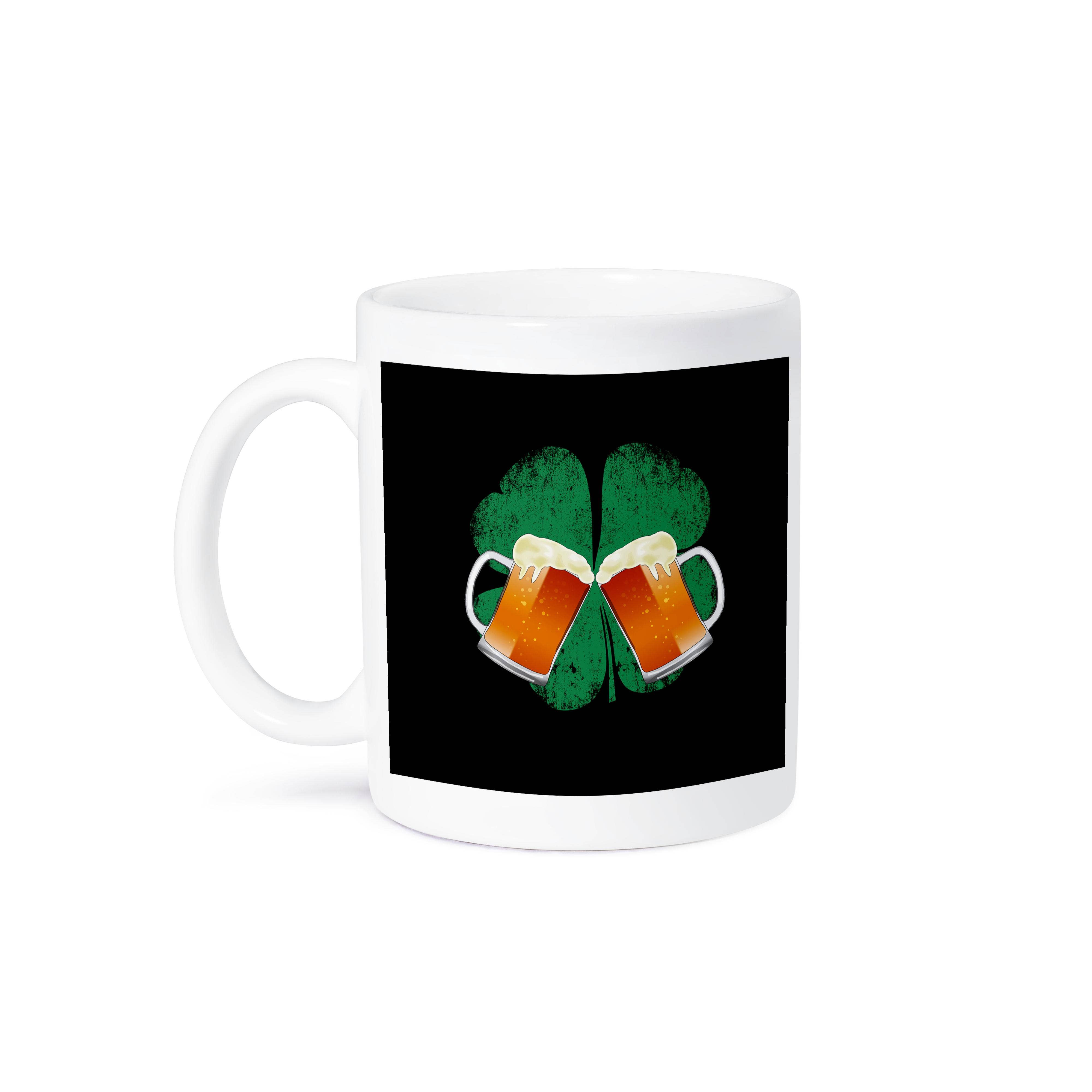 3dRose - Vente Tasse à café - 3dRose, Un design amusant de bière irlandaise idéal pour la Saint-Patrick., Tasse8