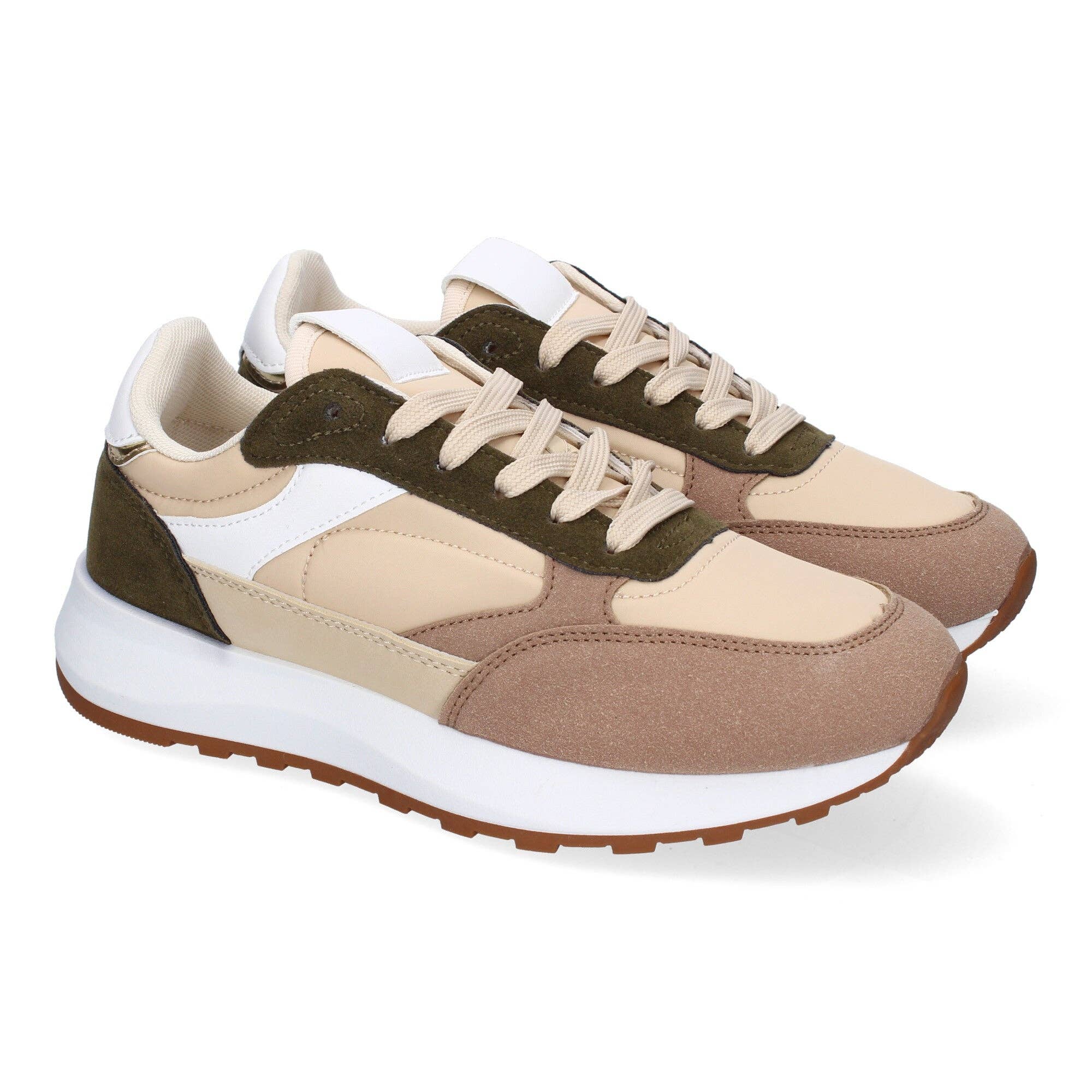 Brideluxe Mayorista - Vendita all'ingrosso Sneakers sportive - Donna - Scarpe Sportive Piatte Casual da Donna Comode Verde0