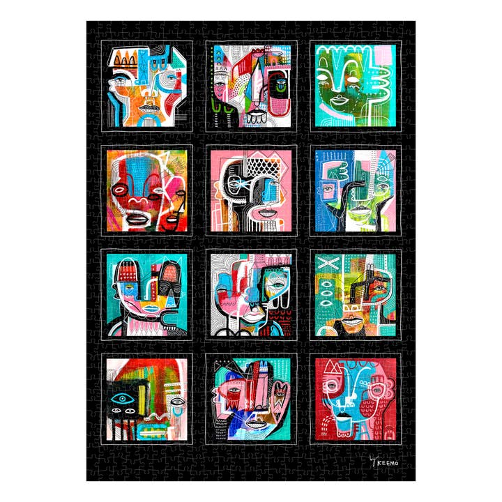 Keemo Gallery - Wholesale Puzzle - Adult - Unique Abstract Modern Art Jigsaw Puzzle 1000 Piece Gift7