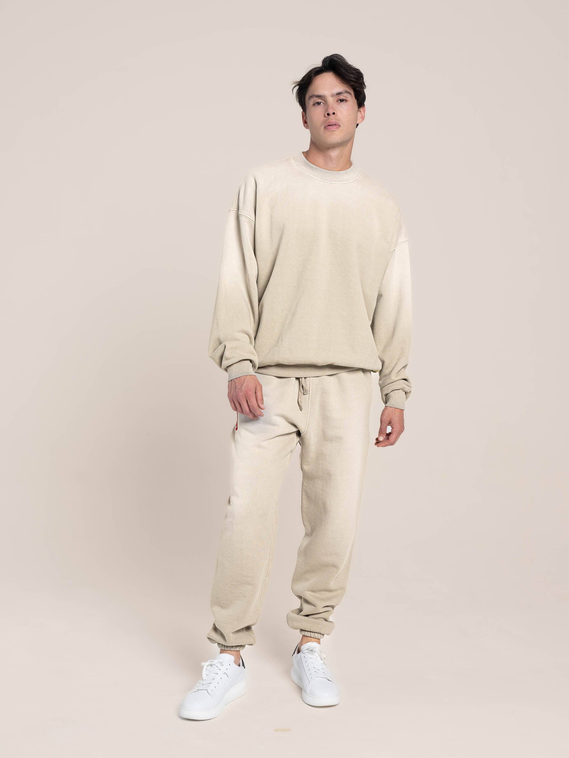 Oud hout French Terry Sweatshirt voor groothandel op Faire9