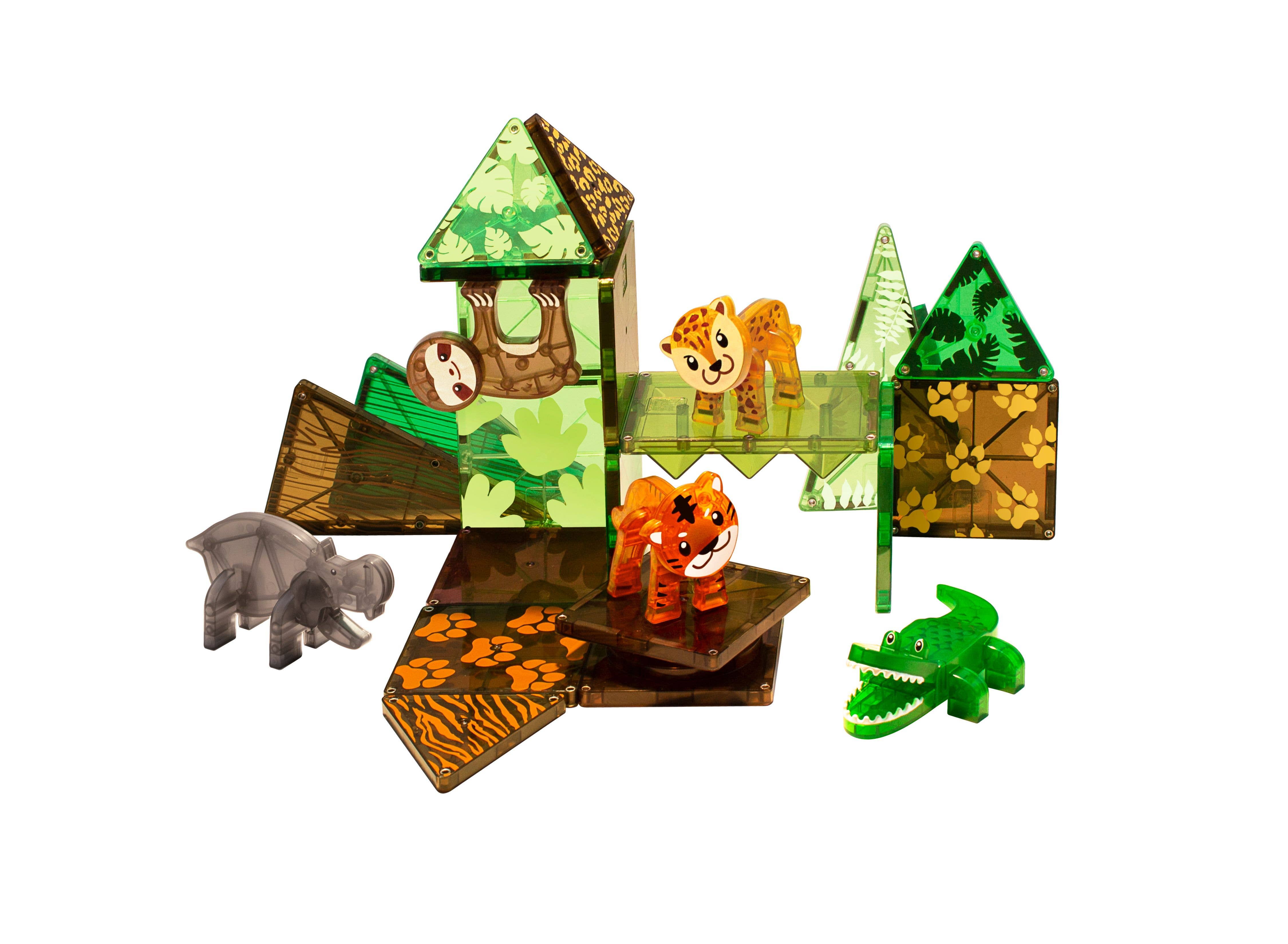 Magna-Tiles - Wholesale Building Set - Kids - Magna-Tiles Jungle Animals 25-Piece Set2