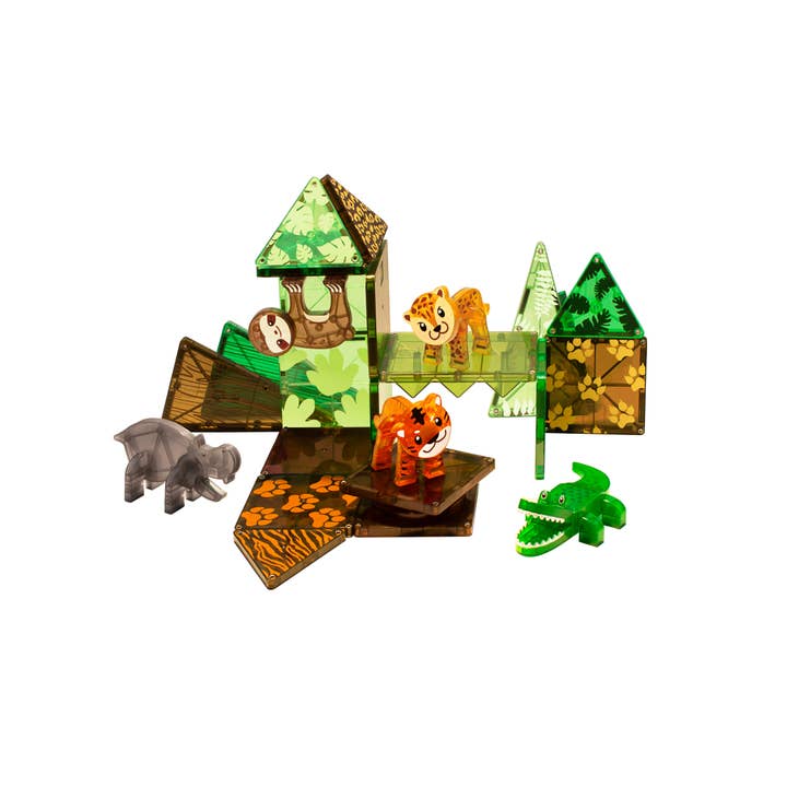 Magna-Tiles - Wholesale Building Set - Kids - Magna-Tiles Jungle Animals 25-Piece Set2