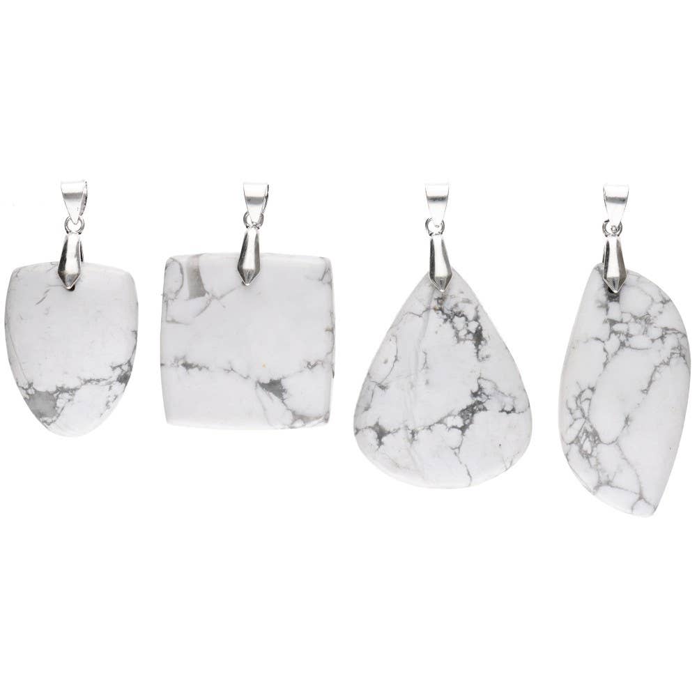 Vives de la Cortada S.L - Wholesale Individual Charm/Pendant - Howlite cabochon pendant1