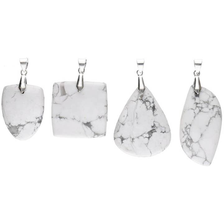 Vives de la Cortada S.L - Wholesale Individual Charm/Pendant - Howlite cabochon pendant1