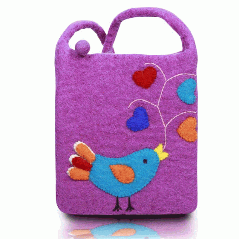 BNB Crafts Inc. - Vente Sac à bandoulière – enfant - Sac à bandoulière Bird Singing With Love pour enfants2