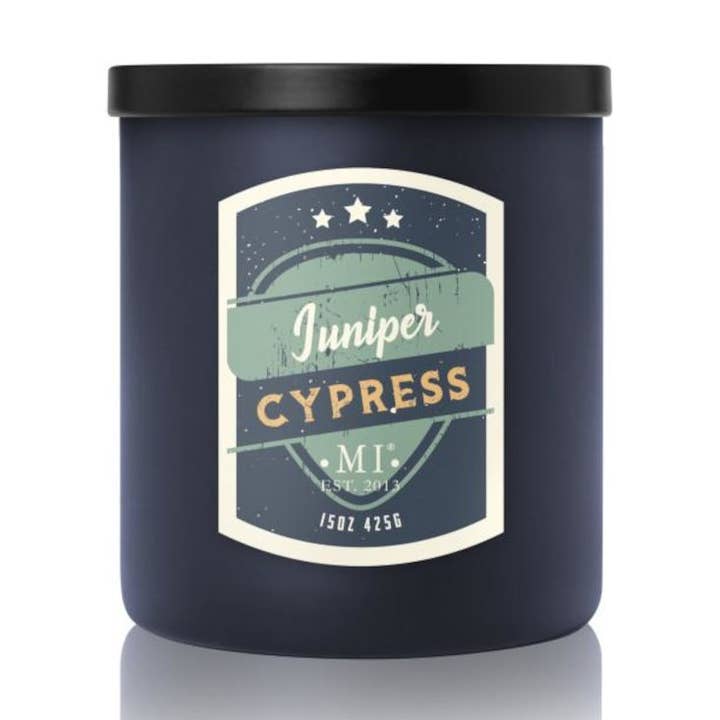 Bougie parfumée Juniper Cypress 425 g pour la vente par Colonial Candle DE