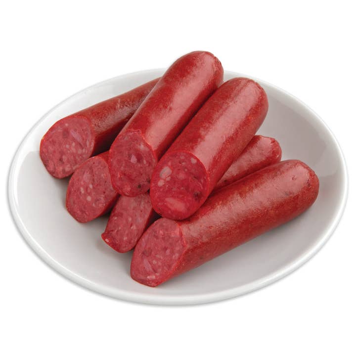 Bay View Packing - Wholesale Pickled Vegetables - 8 Ounce Jar Smoked Pickled Polish Sausage