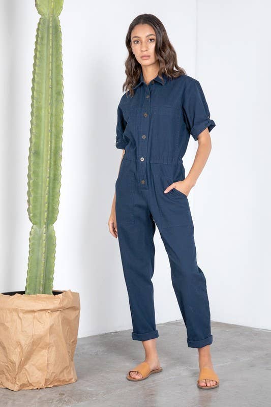 MOD REF - Wholesale Jumpsuit - Women's - The Winnett Jumpsuit | Short Sleeve Jumpsuit4