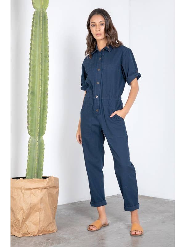 MOD REF - Wholesale Jumpsuit - Women's - The Winnett Jumpsuit | Short Sleeve Jumpsuit4