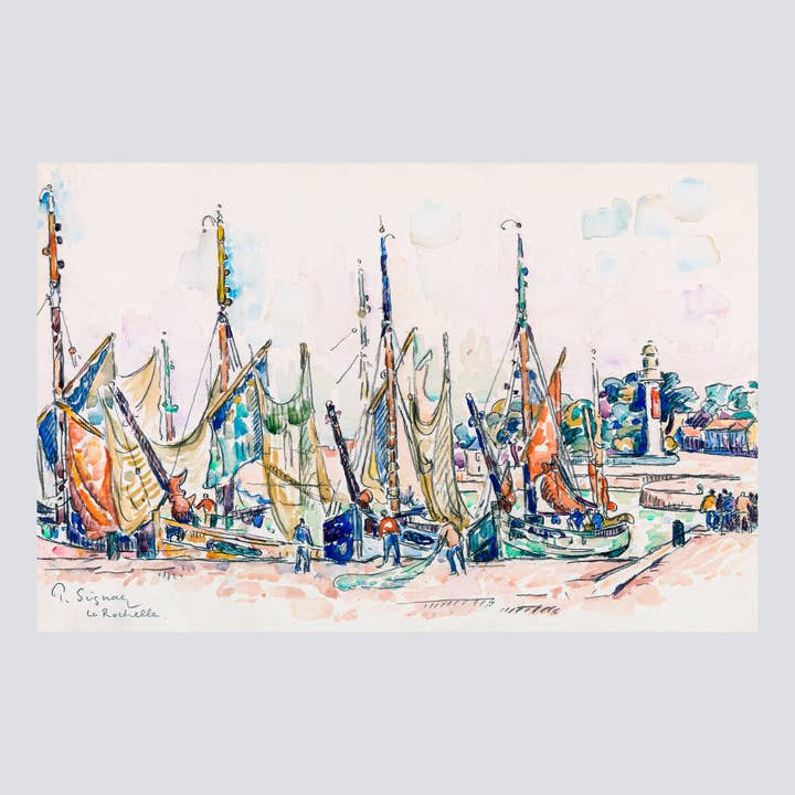 La Rochelle (c. 1911) Impressão de Arte Fina por atacado de Milisima Studio