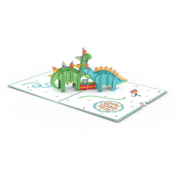 Lovepop Cards - Wholesale Birthday Card - Birthday Dinosaurs 5''x7'' Card, Birthday Cards