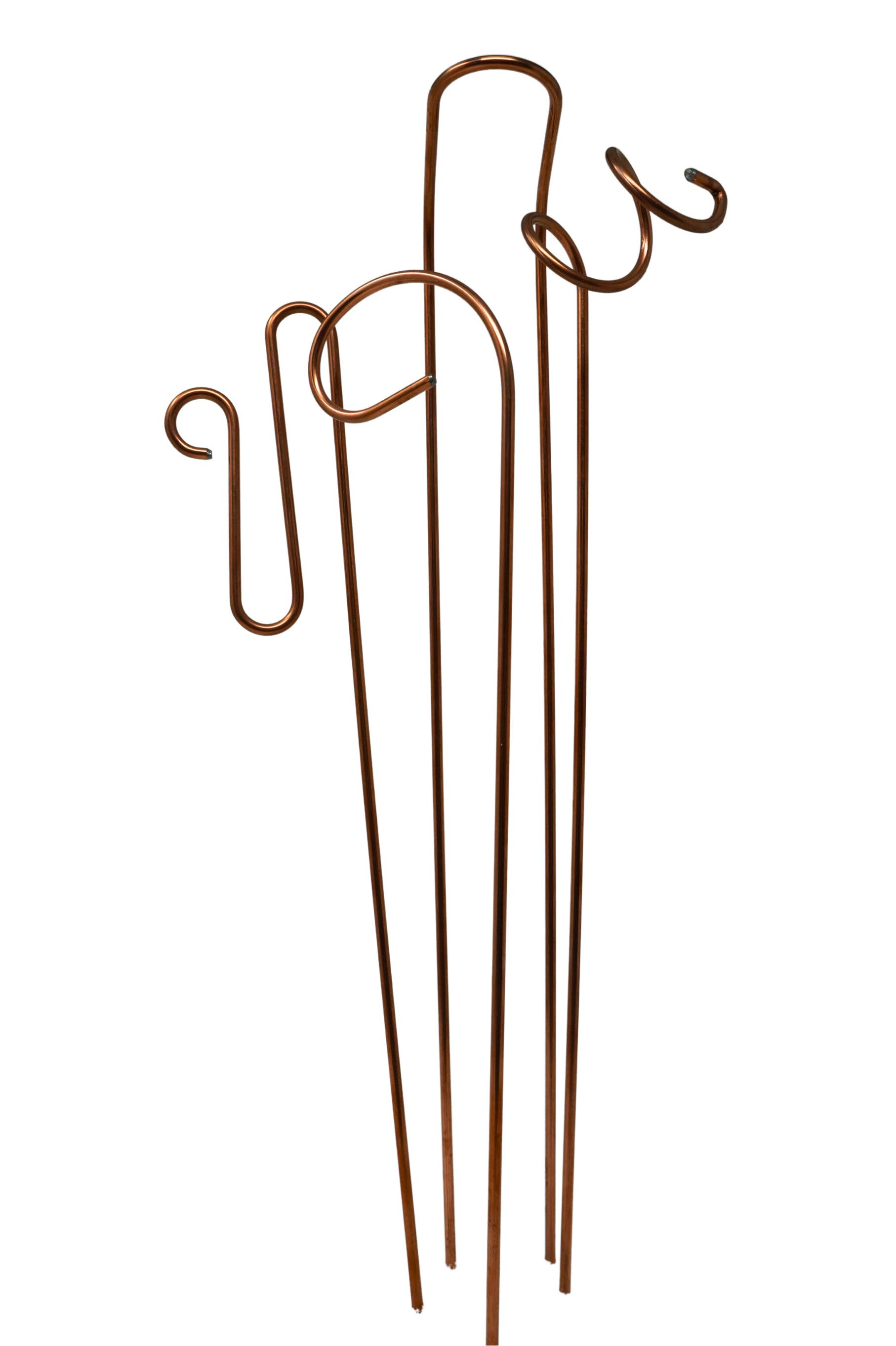 The Brass Butterfly - Wholesale Garden/Lawn Stake - Unique Plant Support Stakes (set of 4)