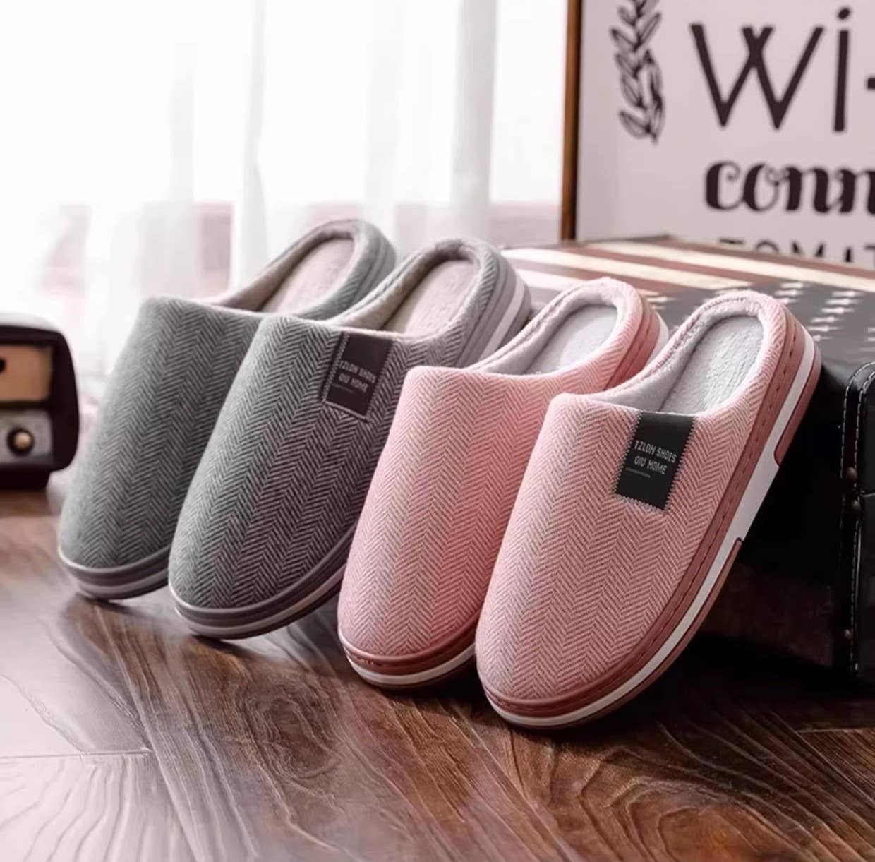 FLUFFERY - Wholesale Slippers - Men's - Men’s Indoor & Outdoor Slippers – Assorted 12 Pairs4