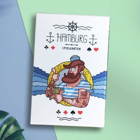 Stadtliebe® | Hamburg playing card set for wholesale by Stadtliebe®