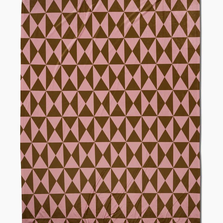 Geometry - Wholesale Throw Blanket - Bronze Butter Blanket