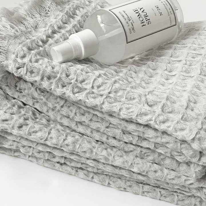 TranquilUSA - Wholesale Hand Towel - Waffle Soft 100% Cotton Hand Towel - Gray