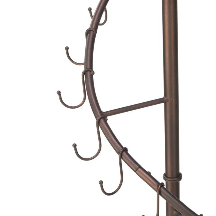 Tripar International - Wholesale Retailer Display Stand/Case - Purse Display Tree with Wood Base and 17 hooks2