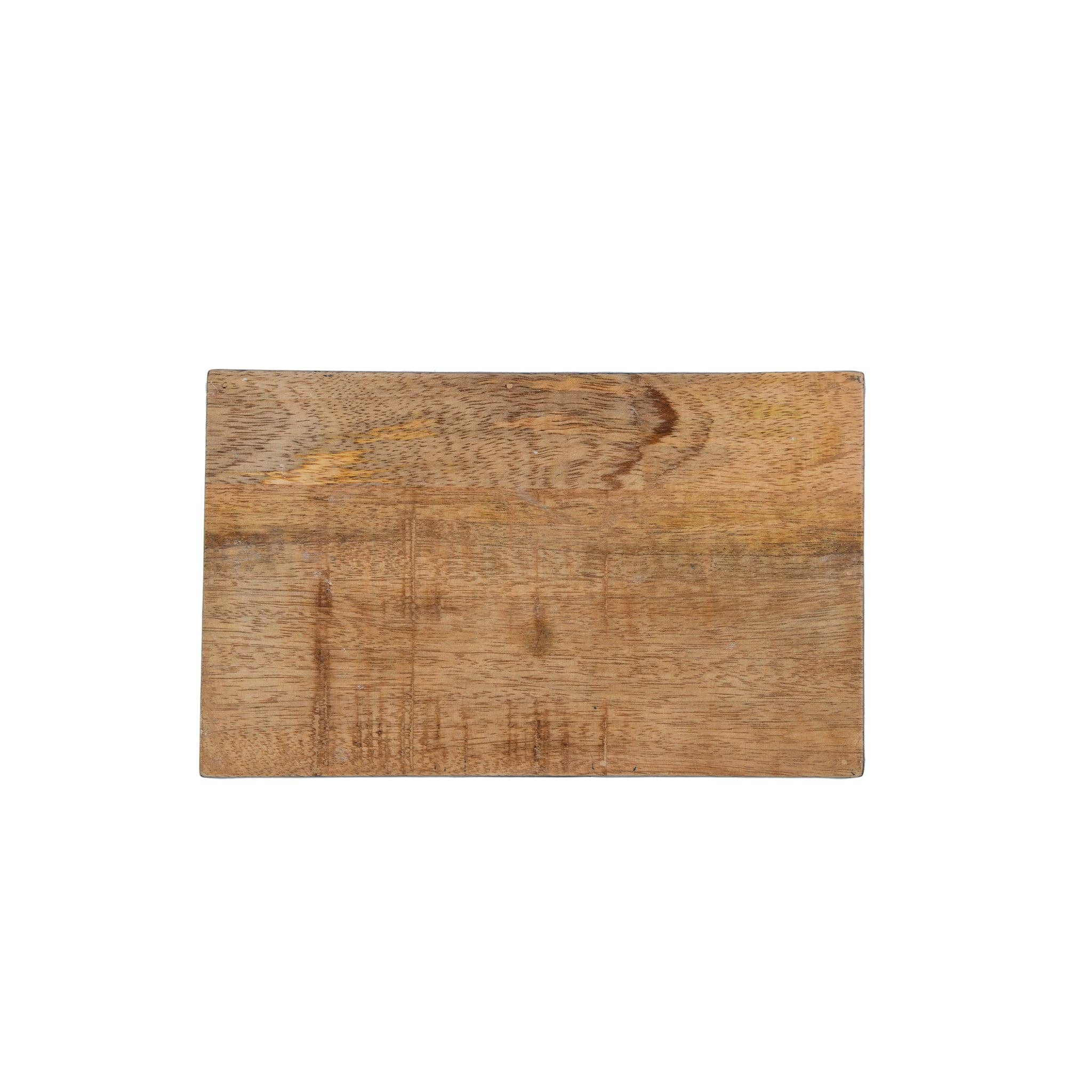 Marine & Blanc Plateau pour serviettes invitées Amelia en émail à blocs de couleur Gracie - Bleu marine et blanc en vente sur Faire3