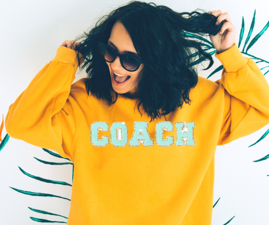 The Powerful Co. - Wholesale Graphic Sweatshirt - Women's - Custom - Varsity Chenille Letter Patch Sweatshirt3