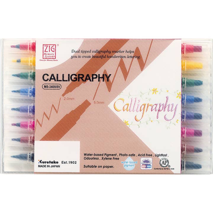 ProFolio - Wholesale Marker - ZIG Memory System Calligraphy Marker Sets