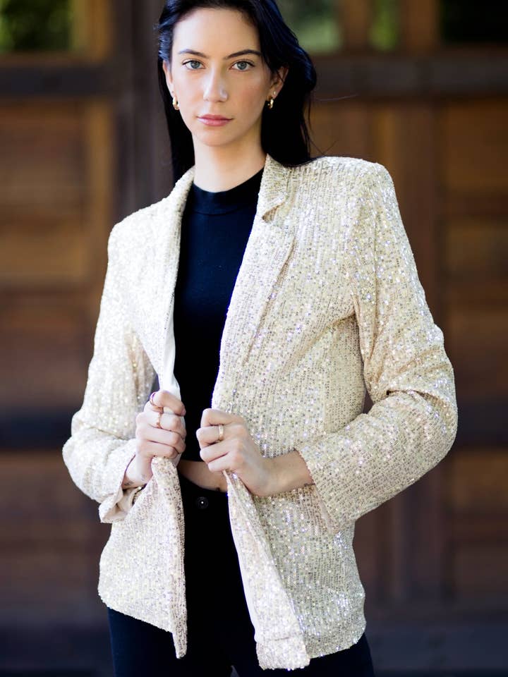 W.A.Y SEQUIN BLAZER for wholesale by W.A.Y. --Wonderful And Young