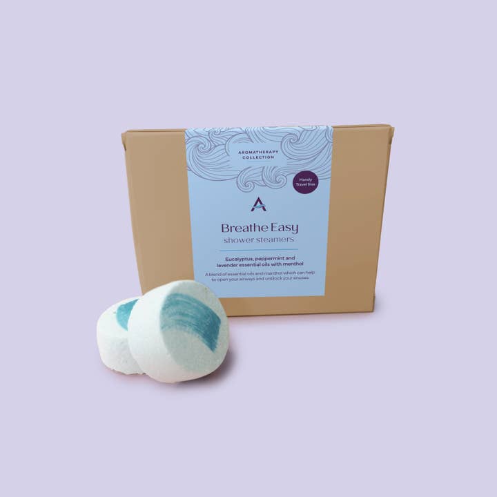 Ascent Bath & Body - Wholesale Shower Steamer/Bomb - Breathe Easy sinus relief menthol shower steamers