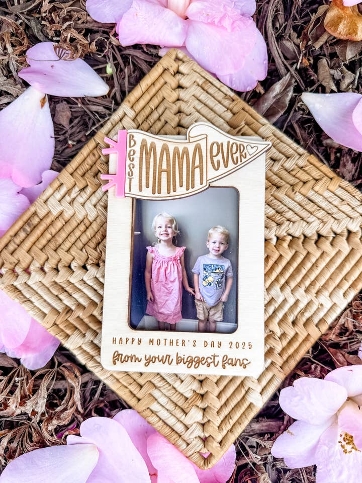 Best Mom Ever Magnetic Photo Frame | Mother's Day Frame for wholesale by Hazel + Bloom Co