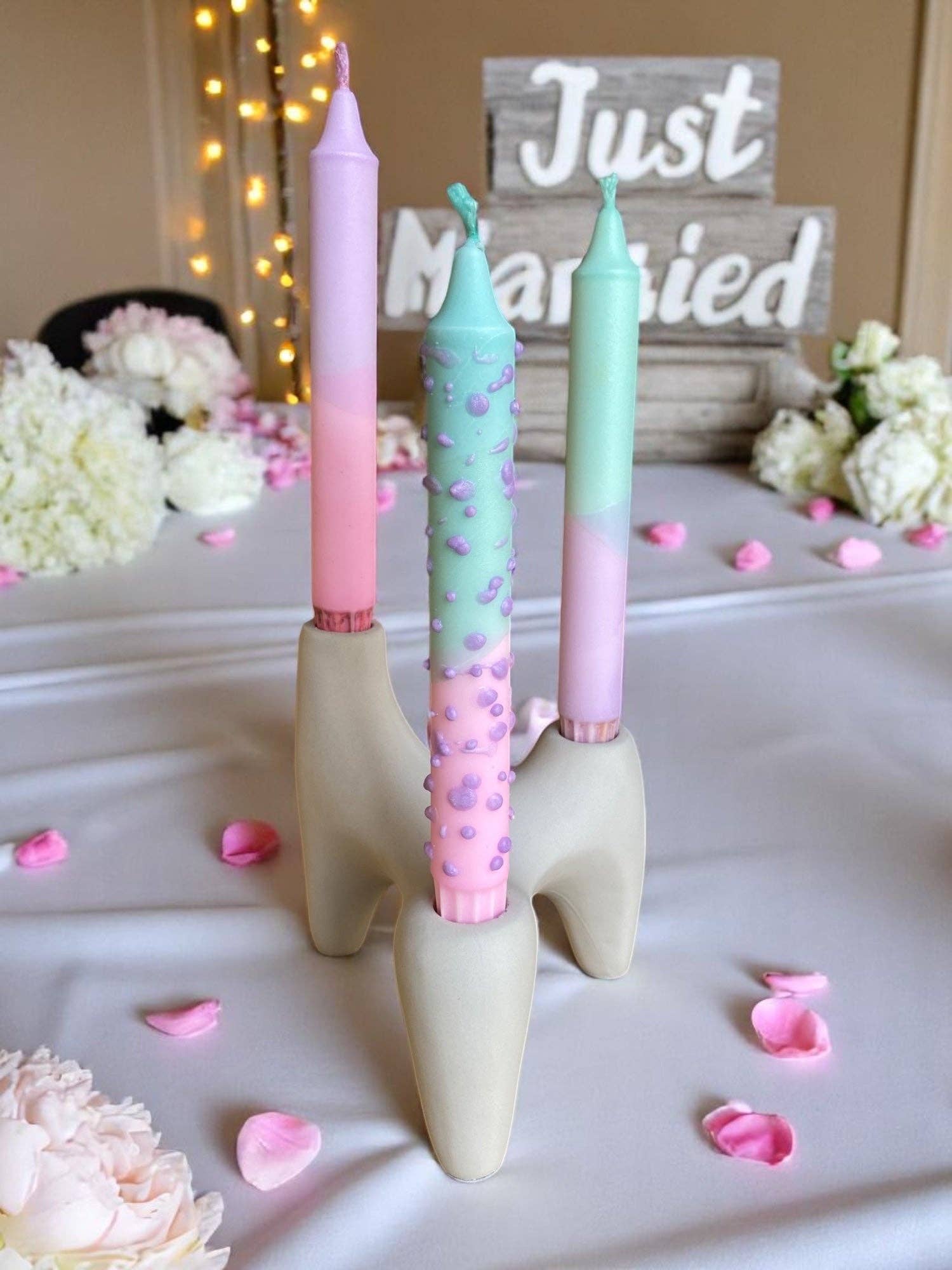 Kupkup HB. - Fi Design Studio Co. - Wholesale Tapered Candle/Candlestick - Joyful Glow| Bubble Sorbet| 2.3x20 cm2