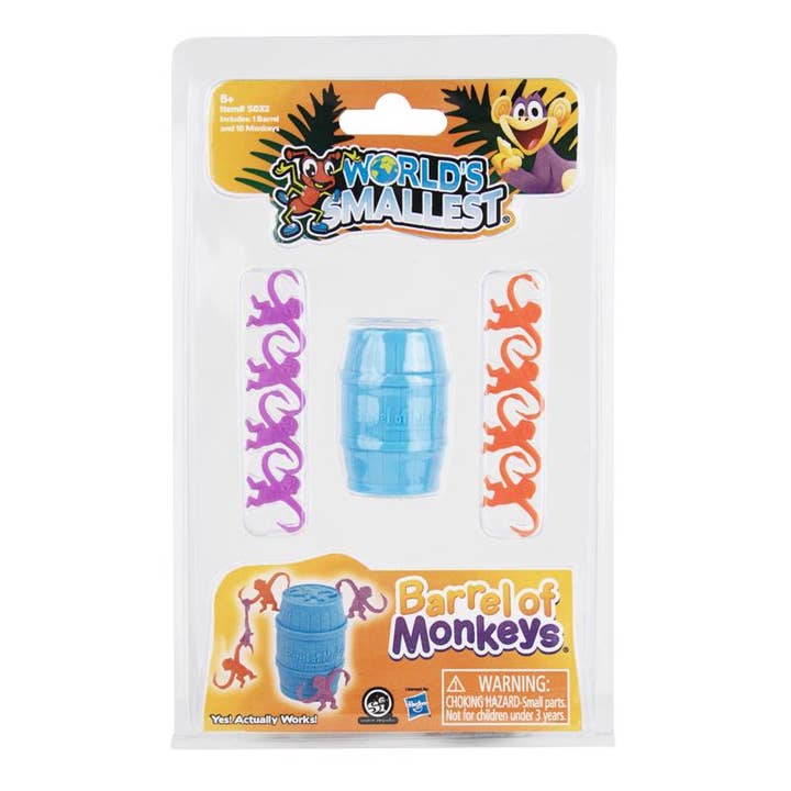 Everyday Supply Co - Wholesale Toy Set - Kids - World's Smallest Barrel of Monkeys Tabletop Toy Set
